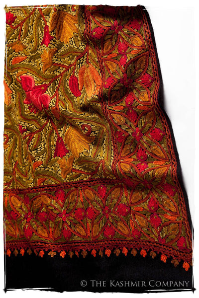 Jardin de Bijoux Rouges Antiquaires Shawl