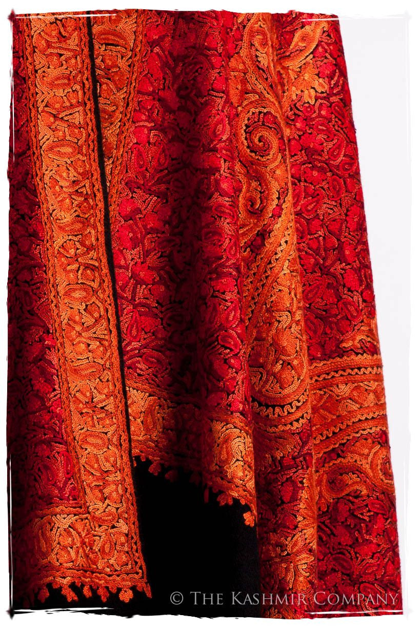 Diamants Rouges Trésor Paisley Antiquaires Shawl
