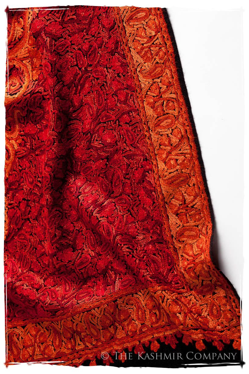 Diamants Rouges Trésor Paisley Antiquaires Shawl