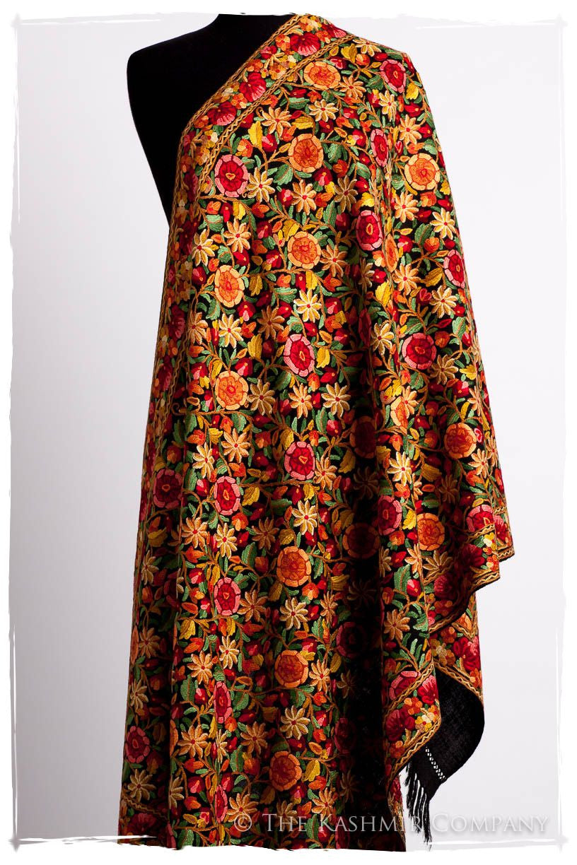Île de la Martinique de Fleurs Antiquaires Shawl