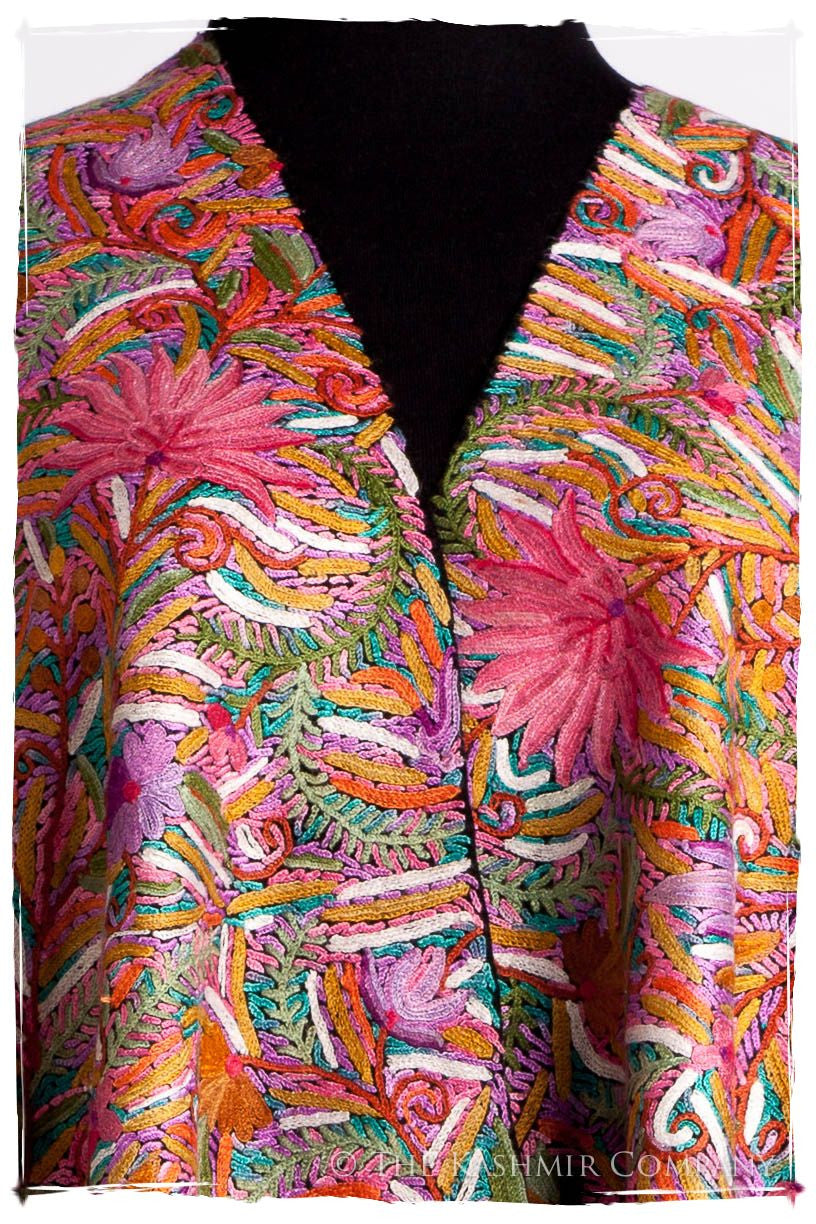 Le Rose et le Lilas Jardin Antiquaires Shawl