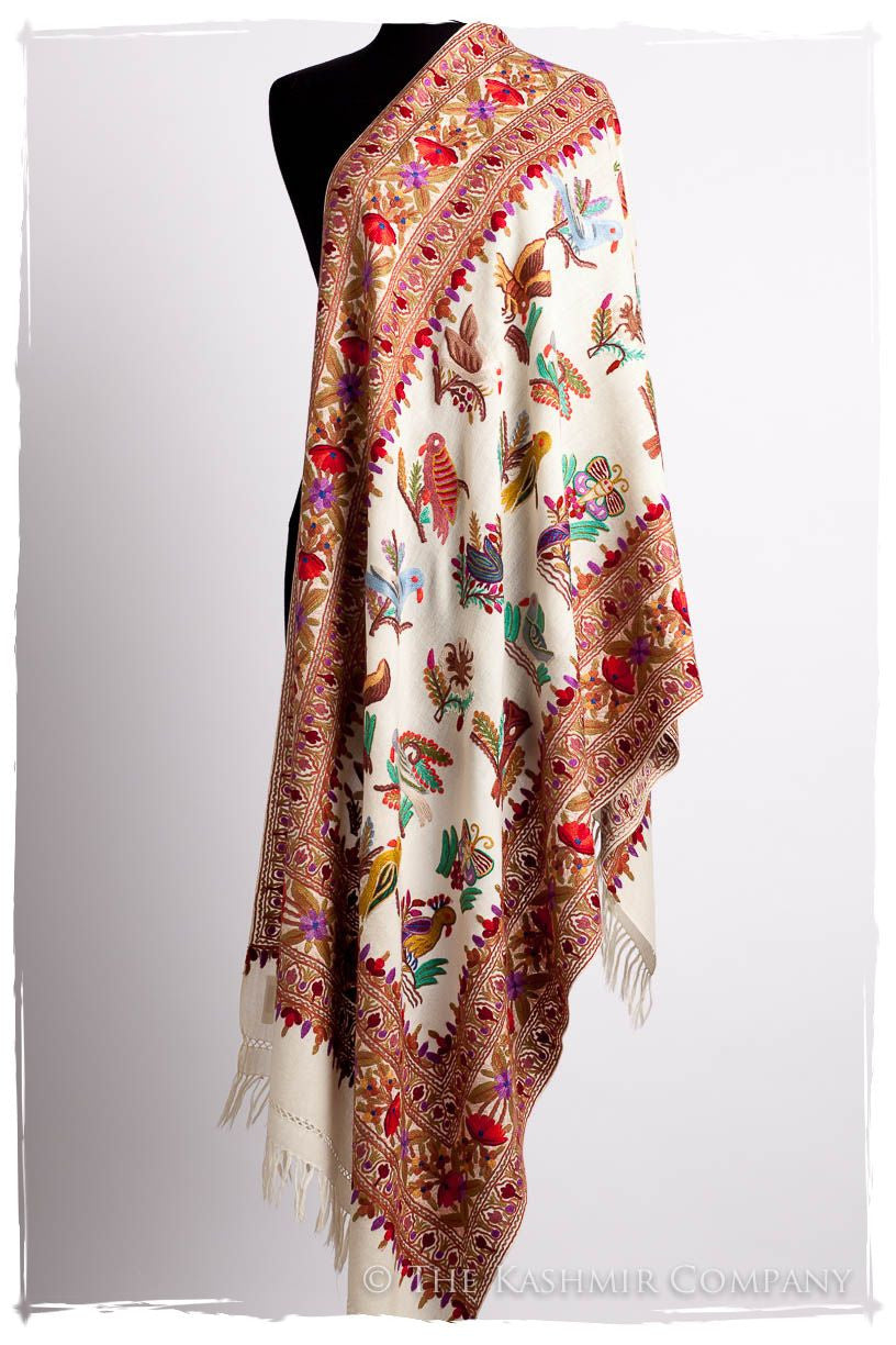 Oiseaux de Paris Antiquaires Shawl