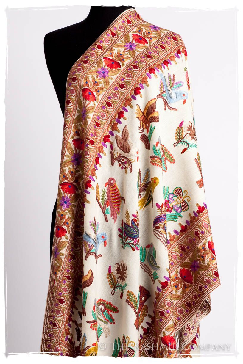 Oiseaux de Paris Antiquaires Shawl