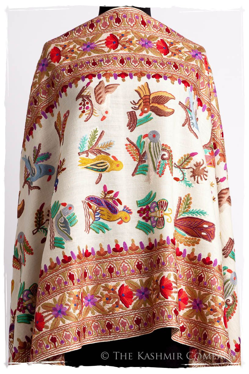 Oiseaux de Paris Antiquaires Shawl