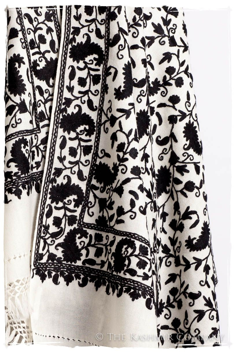 Clair de Lune Paisley Secret Garden Shawl