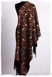 Nuances de Brun Paisley Secret Garden Shawl