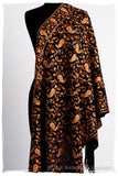 Nuances de Brun Paisley Secret Garden Shawl