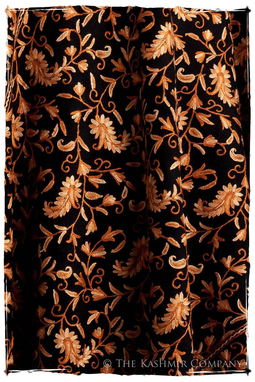 Nuances de Brun Paisley Secret Garden Shawl