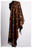 Nuances de Brun Paisley Secret Garden Shawl