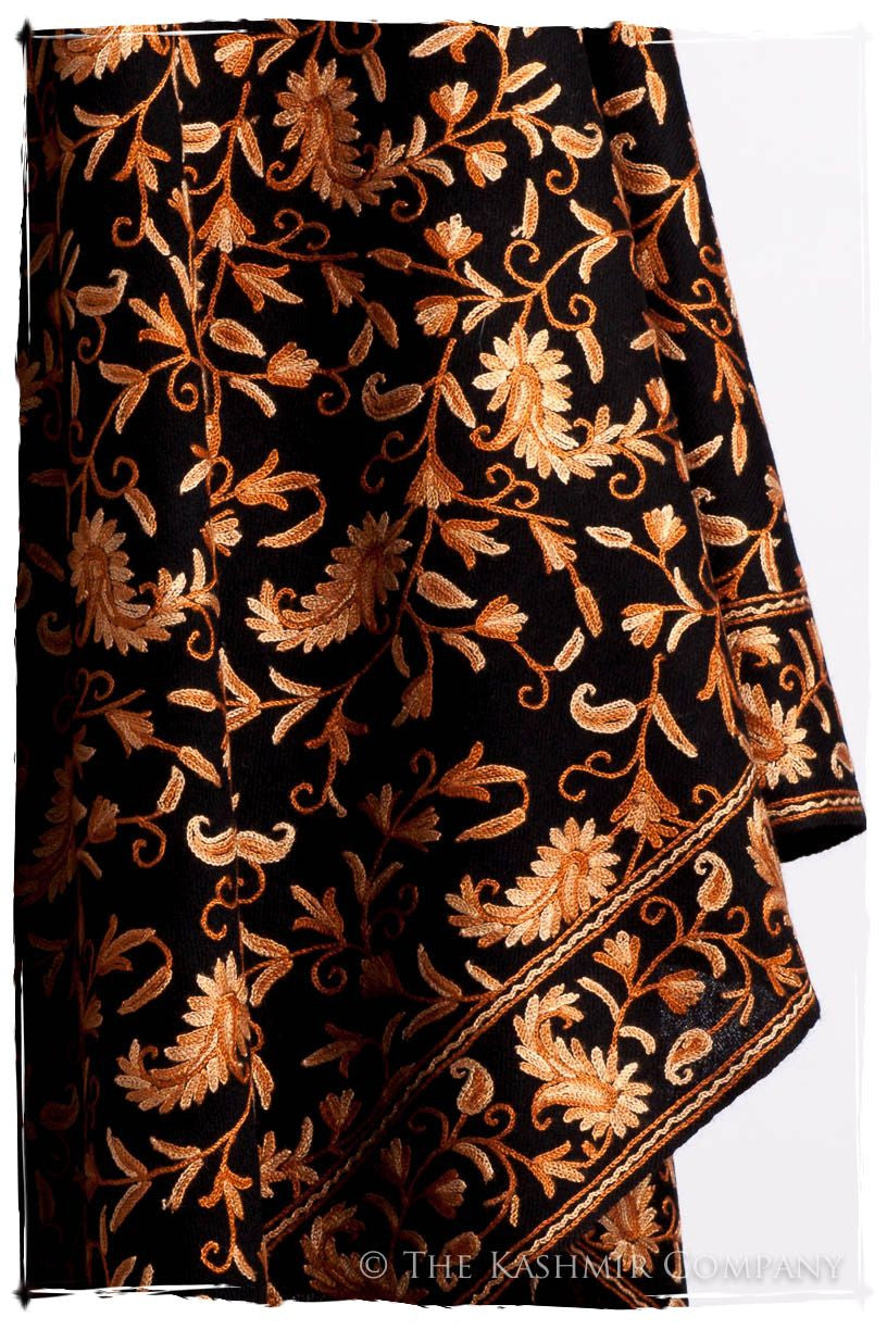 Nuances de Brun Paisley Secret Garden Shawl