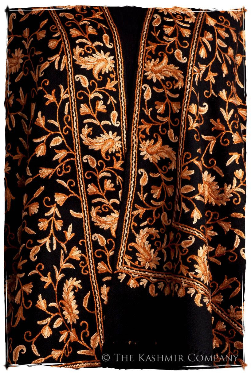 Nuances de Brun Paisley Secret Garden Shawl