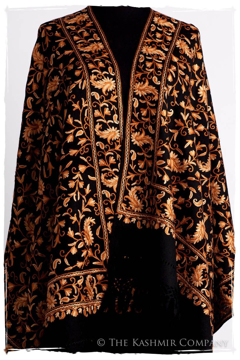 Nuances de Brun Paisley Secret Garden Shawl