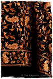 Nuances de Brun Paisley Secret Garden Shawl