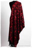 Nuances de Cayenne Paisley Secret Garden Shawl
