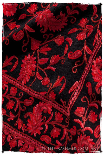 Nuances de Cayenne Paisley Secret Garden Shawl