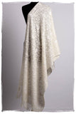 Blanc de Ivoire Paisley Secret Garden Shawl