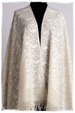 Blanc de Ivoire Paisley Secret Garden Shawl