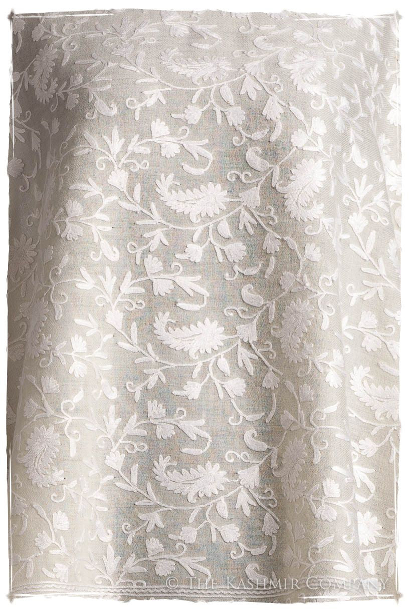 Blanc de Ivoire Paisley Secret Garden Shawl