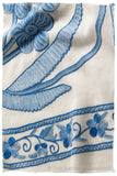 Nuances de bleu de l'ivoire Shawl