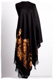 Oiseaux de Paradis Noir Gift Shawl