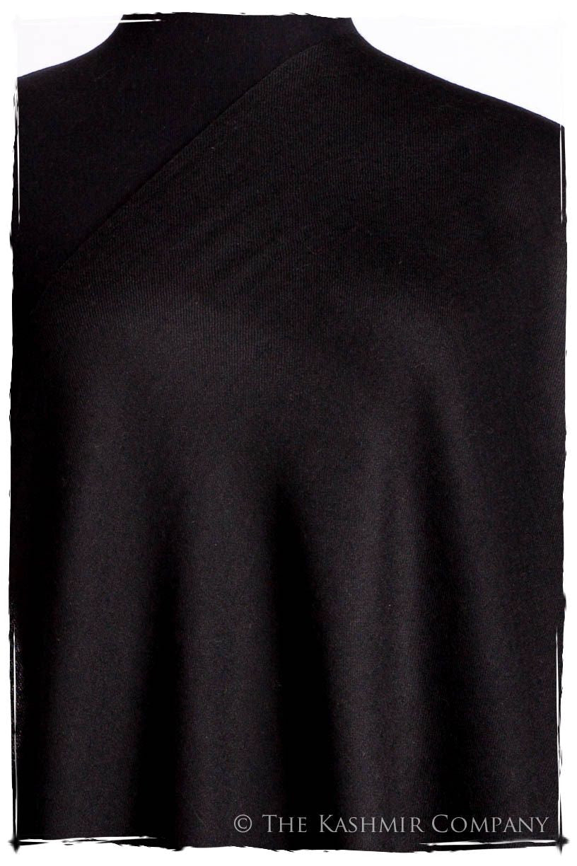 Oiseaux de Paradis Noir Gift Shawl