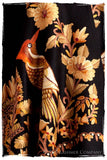 Oiseaux de Paradis Noir Gift Shawl