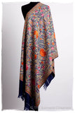 Lotus du lac Cachemire Antiquaires Shawl