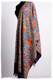 Lotus du lac Cachemire Antiquaires Shawl