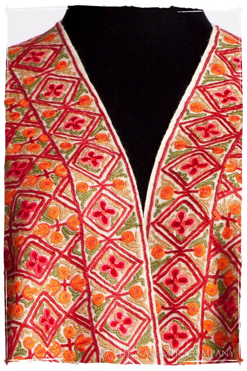 Mosaïque de Rose Français Antiquaires Shawl