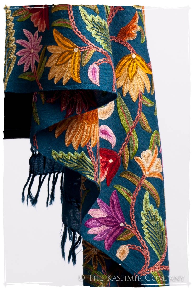 Fleur du Soleil Océan Bleu Renoirs Dream Shawl