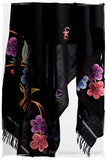 Je Ne Sais Quoi Français Noir Shawl