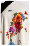 Frontière Jardin D'ivoire Bouquet Mascarade Shawl
