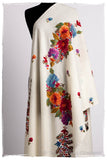 Frontière Jardin D'ivoire Bouquet Mascarade Shawl
