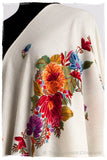 Frontière Jardin D'ivoire Bouquet Mascarade Shawl
