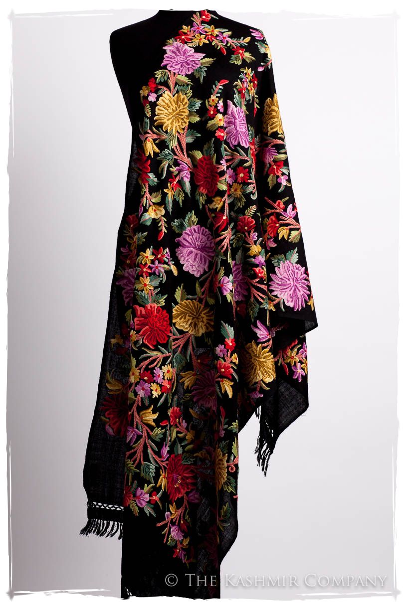 Fleur du Dahlia Miel d'or Renoirs Dream Shawl