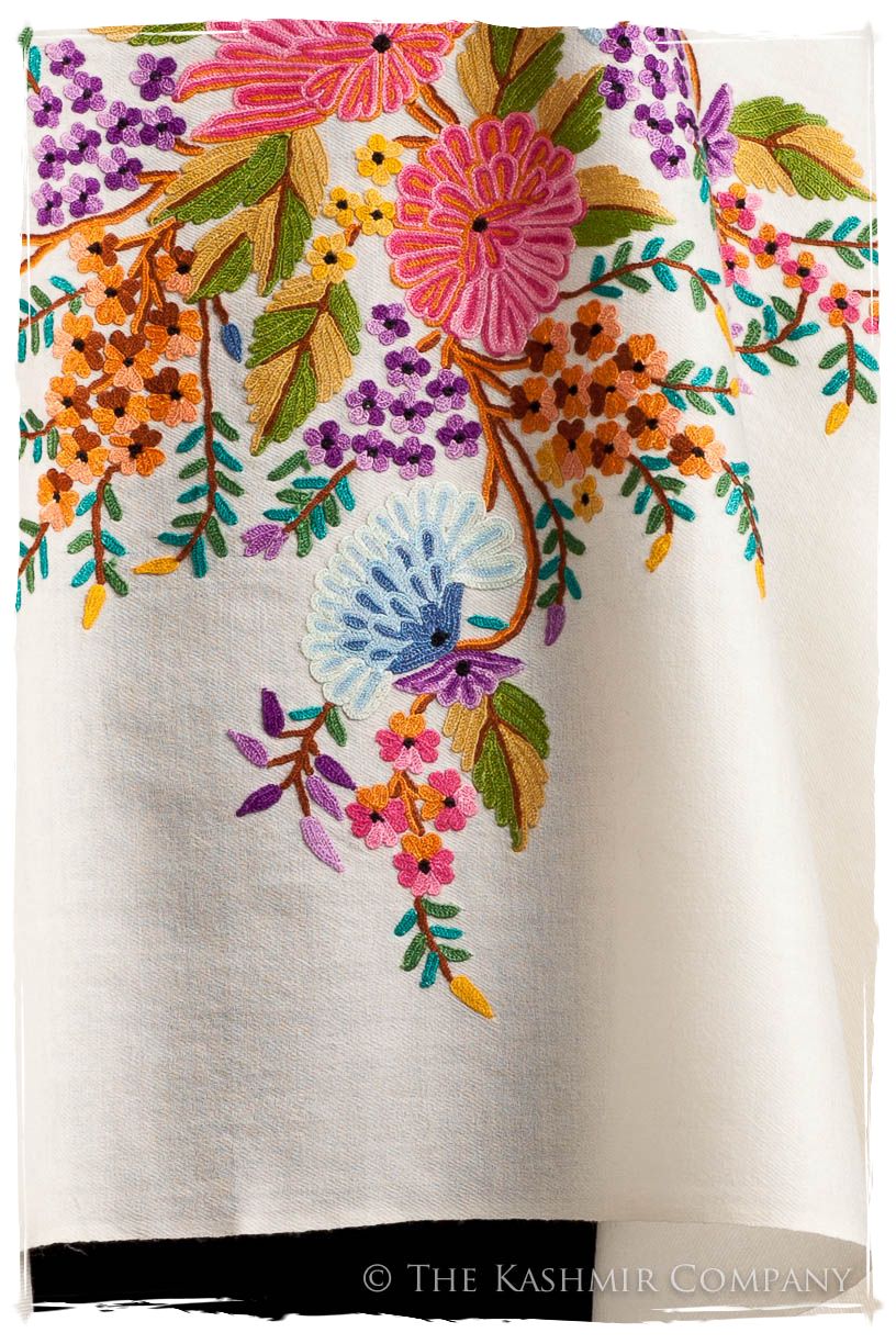 Jardin Pastel Français Bouquet Mascarade Shawl