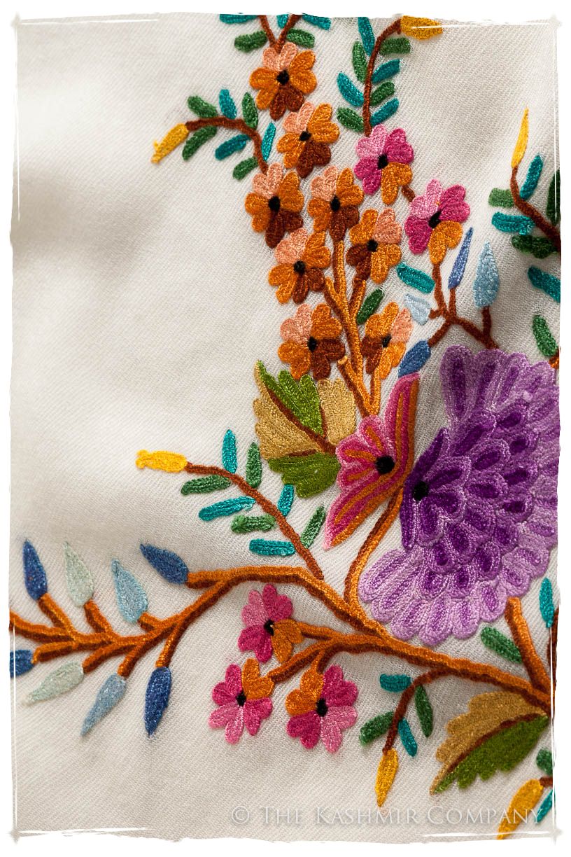 Jardin Pastel Français Bouquet Mascarade Shawl