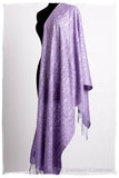 The Célébration Fabuleuse Lilac Jardin Shawl
