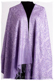 The Célébration Fabuleuse Lilac Jardin Shawl