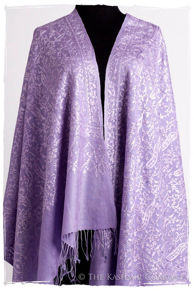 The Célébration Fabuleuse Lilac Jardin Shawl