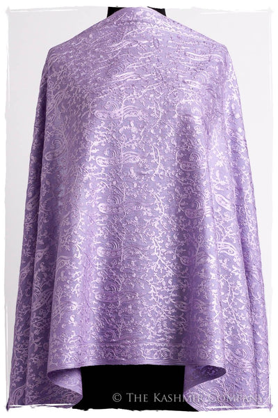 The Célébration Fabuleuse Lilac Jardin Shawl