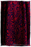 The Célébration Fabuleuse Rouge Bleu Shawl