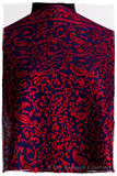 The Célébration Fabuleuse Rouge Bleu Shawl