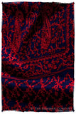 The Célébration Fabuleuse Rouge Bleu Shawl