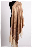 The Célébration Fabuleuse Gold Mughal Shawl