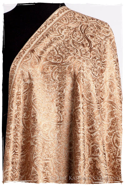 The Célébration Fabuleuse Gold Mughal Shawl