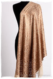 The Célébration Fabuleuse Gold Mughal Shawl