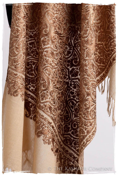 The Célébration Fabuleuse Gold Mughal Shawl