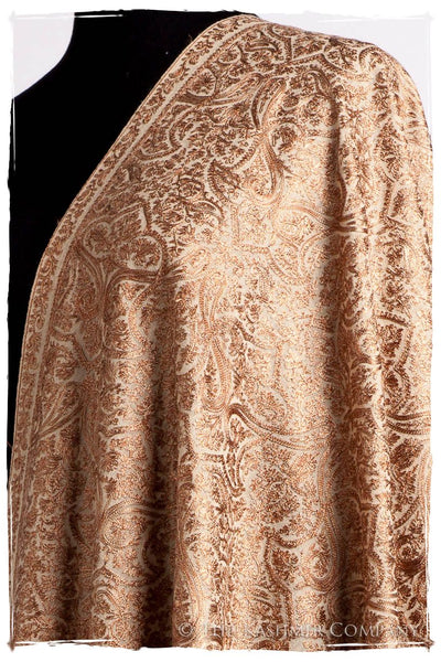 The Célébration Fabuleuse Gold Mughal Shawl