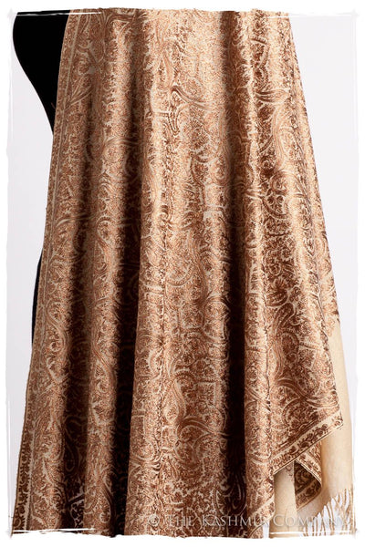 The Célébration Fabuleuse Gold Mughal Shawl